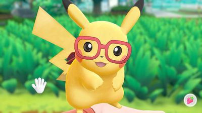 Pikachu ve videohře Pokemon Let's Go na Nintendo Switch