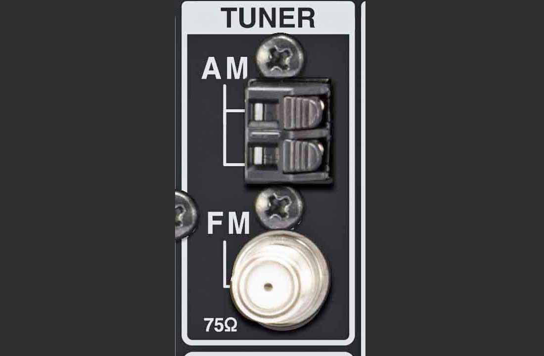 Přijímač domácího kina Onkyo TX-NR787 - připojení antény pro rádio AM / FM