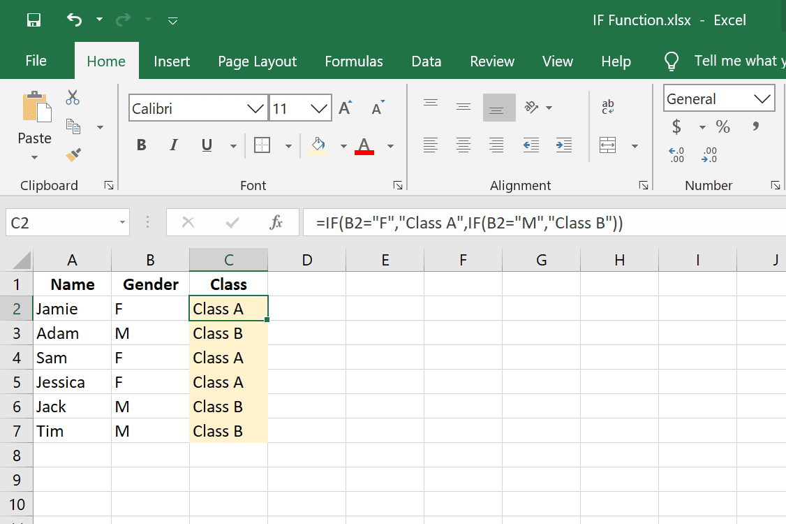 Vnořené výpisy IF v aplikaci Excel