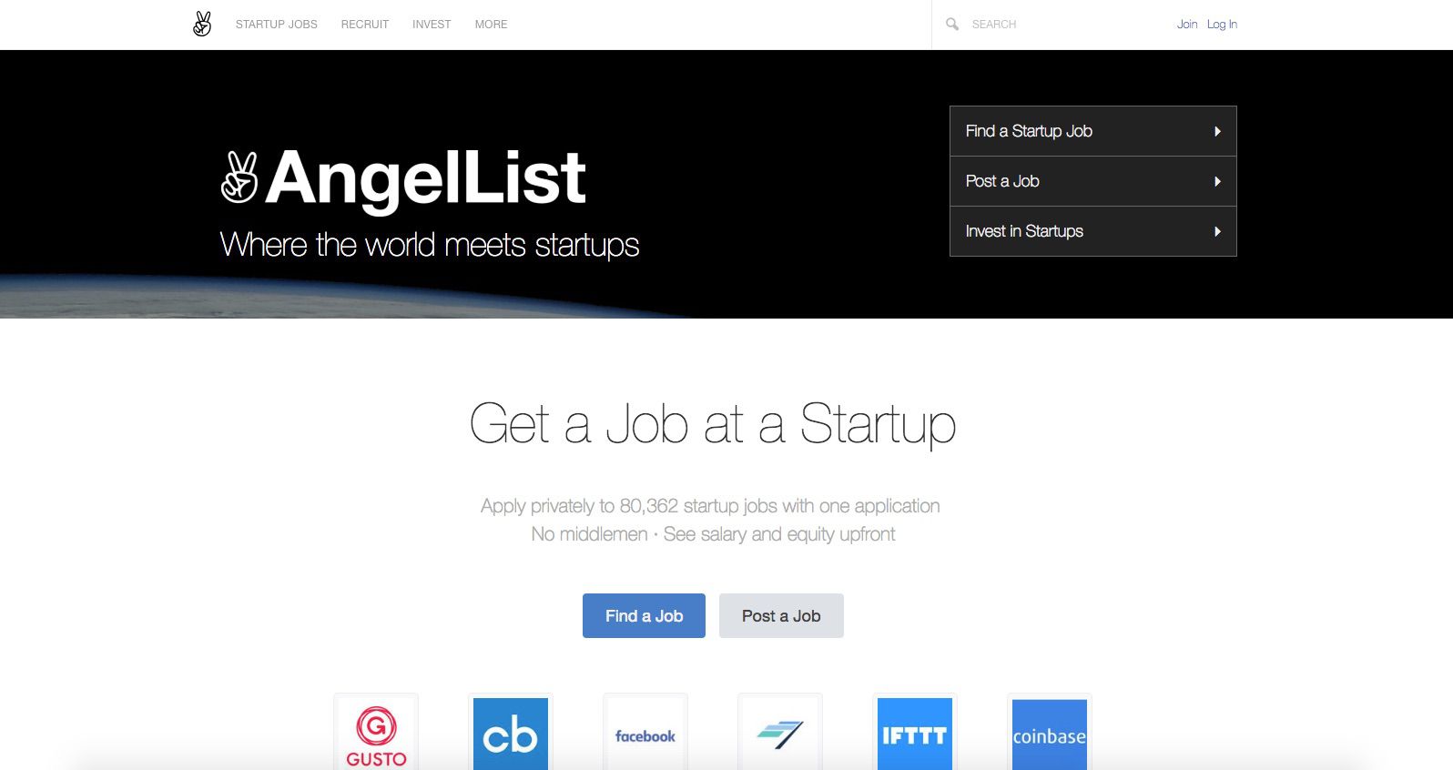 Web AngelList.com