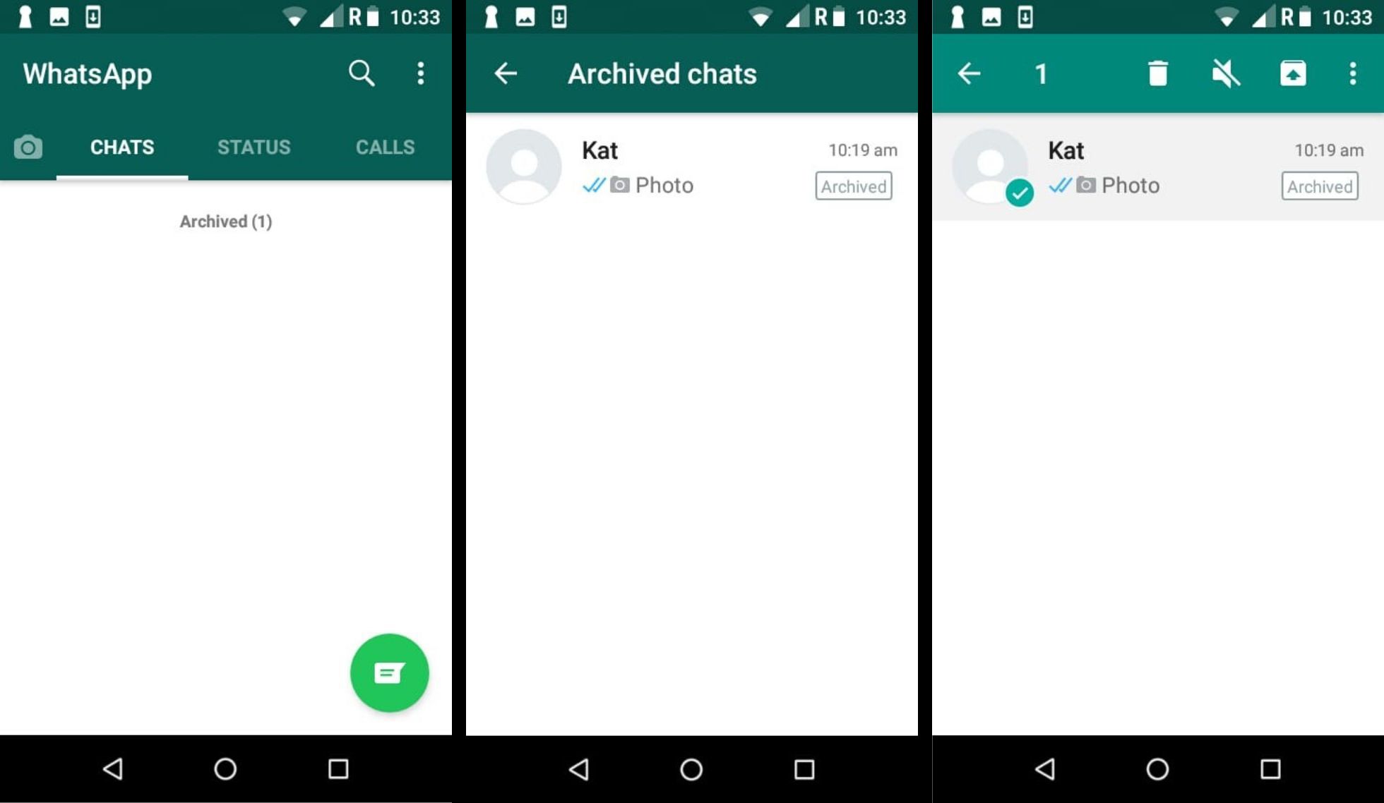 Jak archivovat zprávy na WhatsApp pro Android.