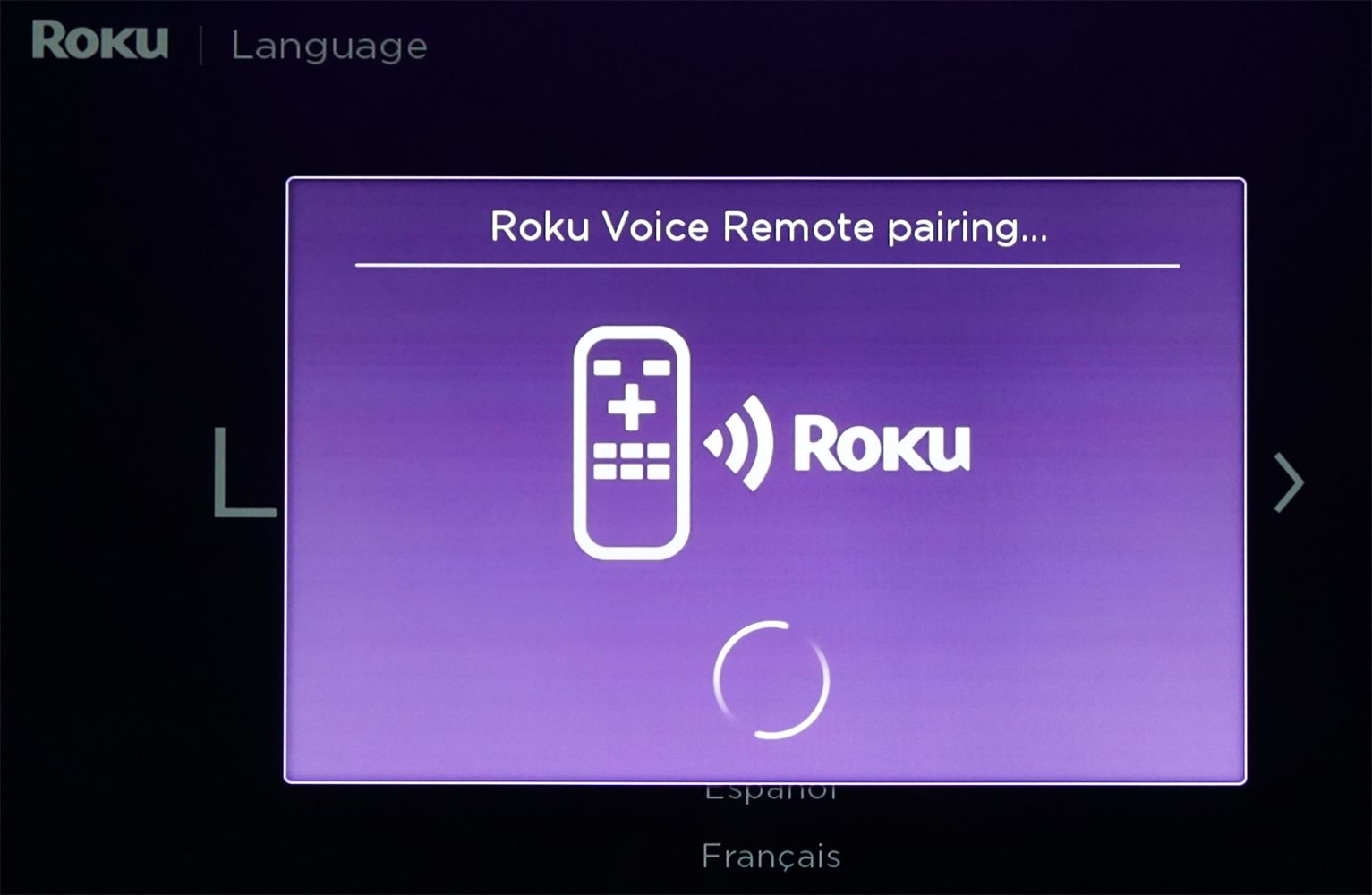 Soundbar Roku - vzdálené párování