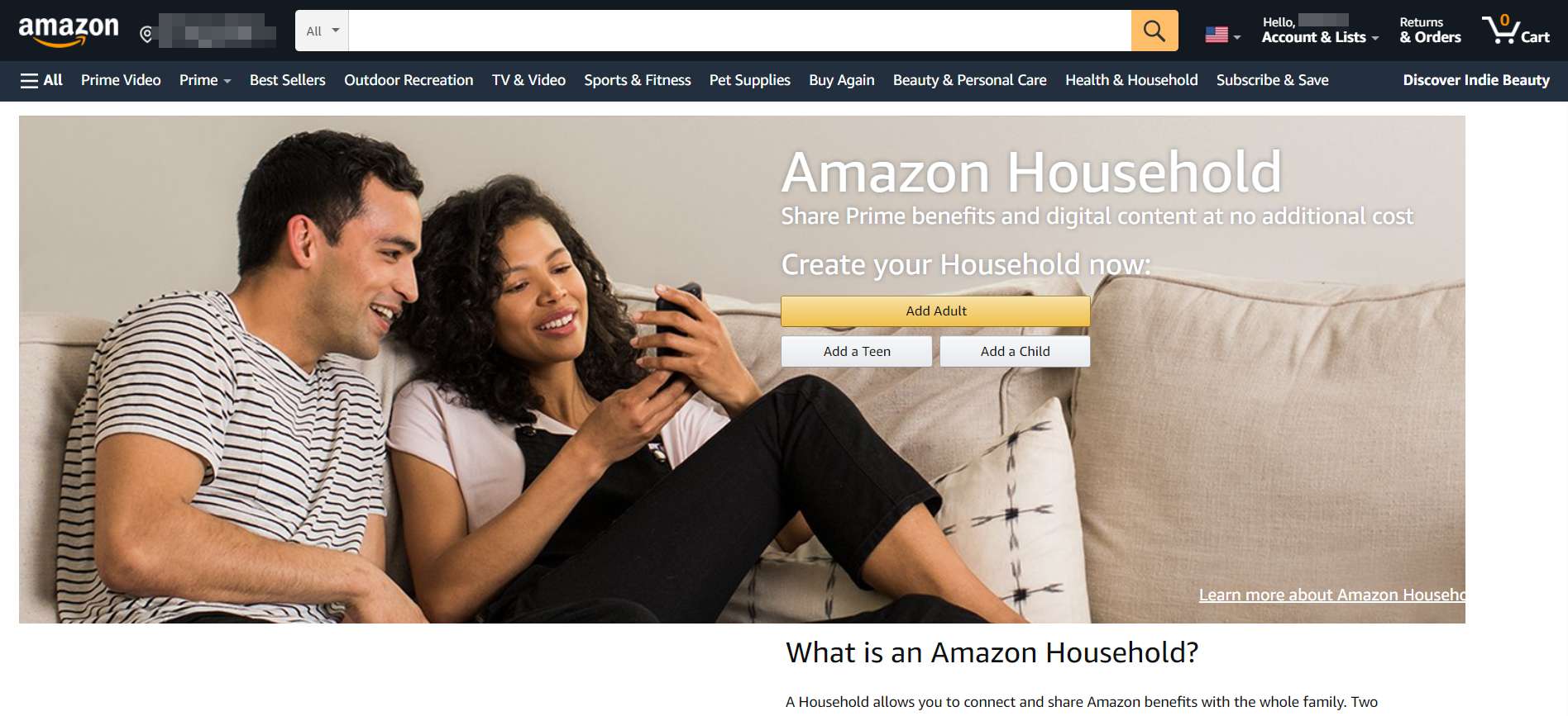 Web Amazon Household