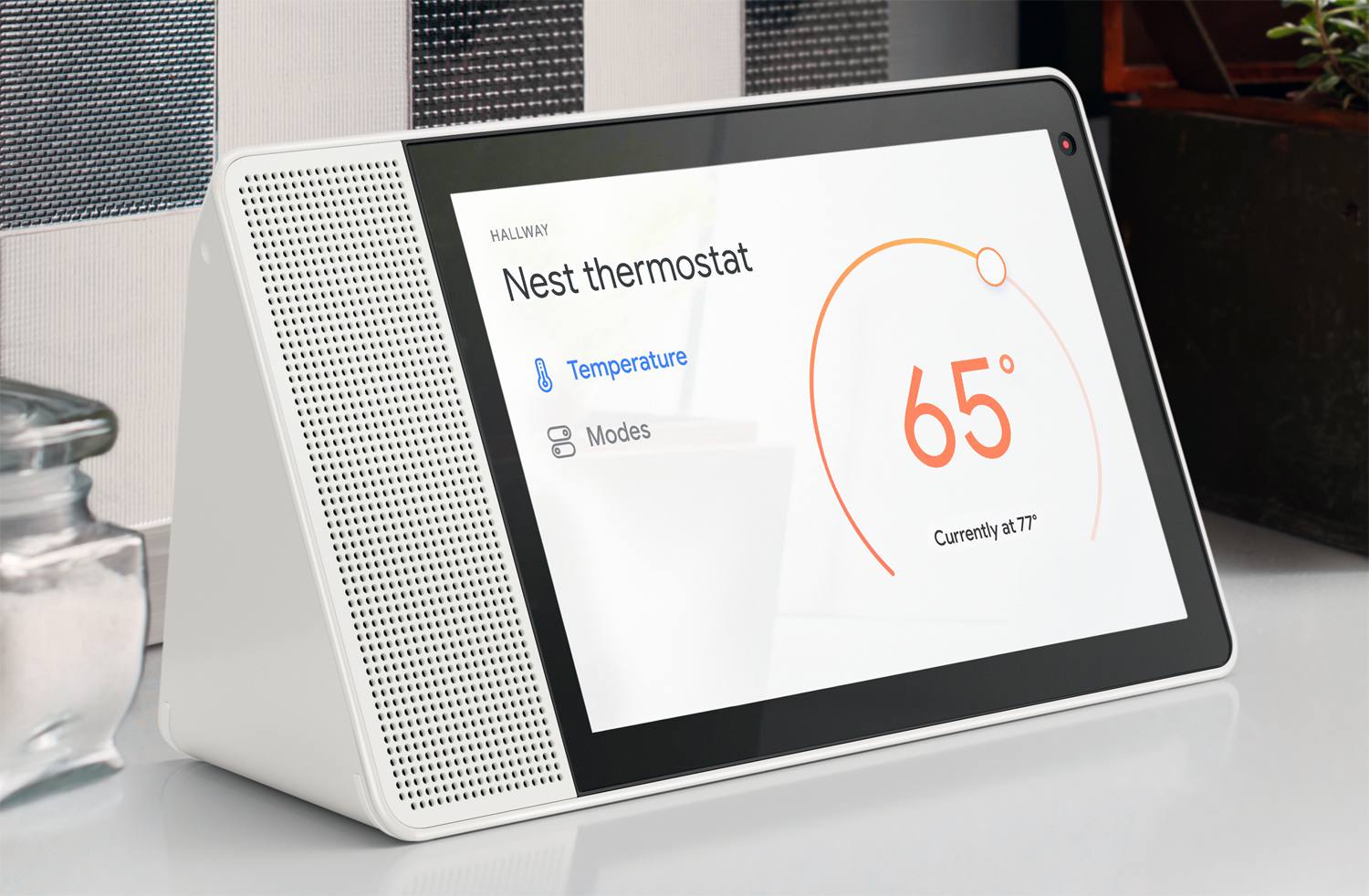 Inteligentní displej Lenovo - termostat Nest