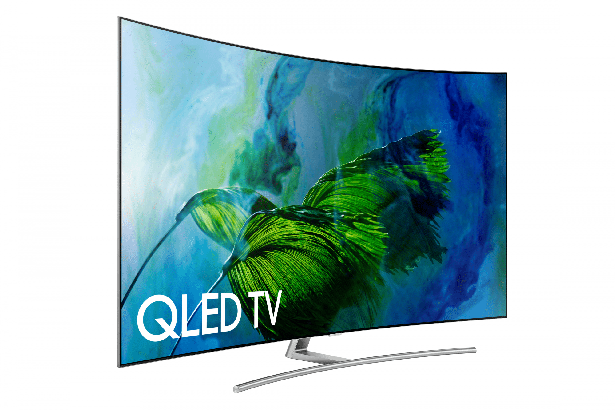 Řada zakřivených HDTV Samsung QLED neobsahuje téměř žádný rámeček.