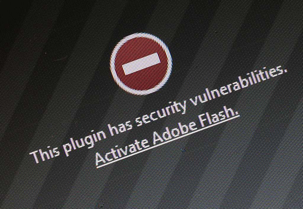 Bezpečnostní varování Firefoxu pro Adobe Flash