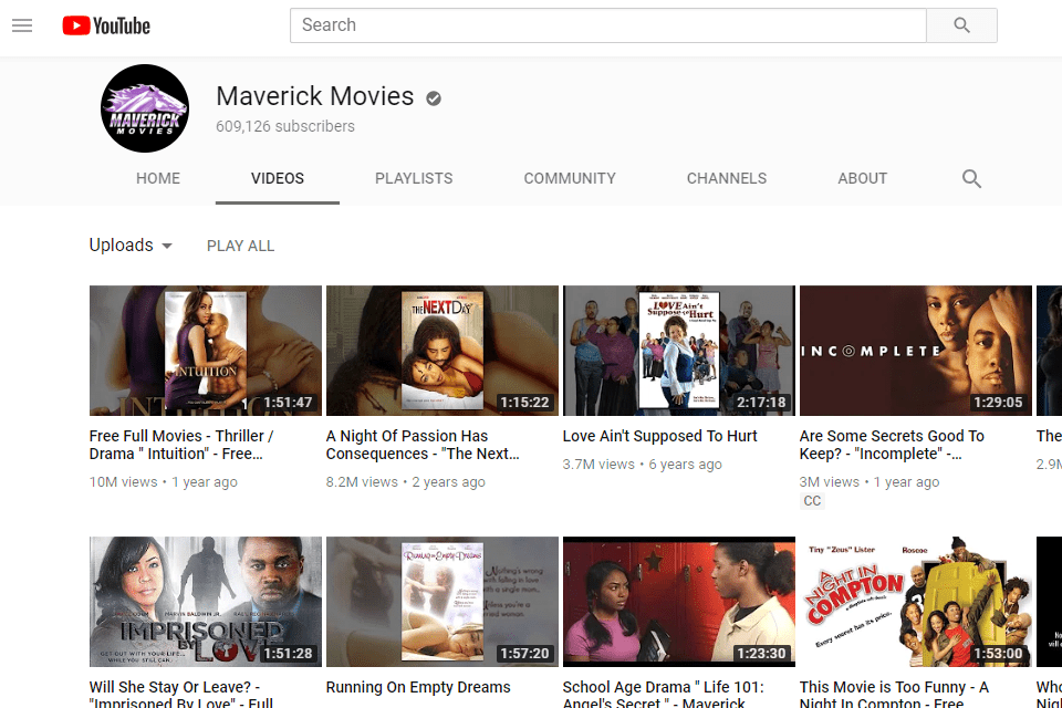Filmy Maverick zdarma filmy na YouTube