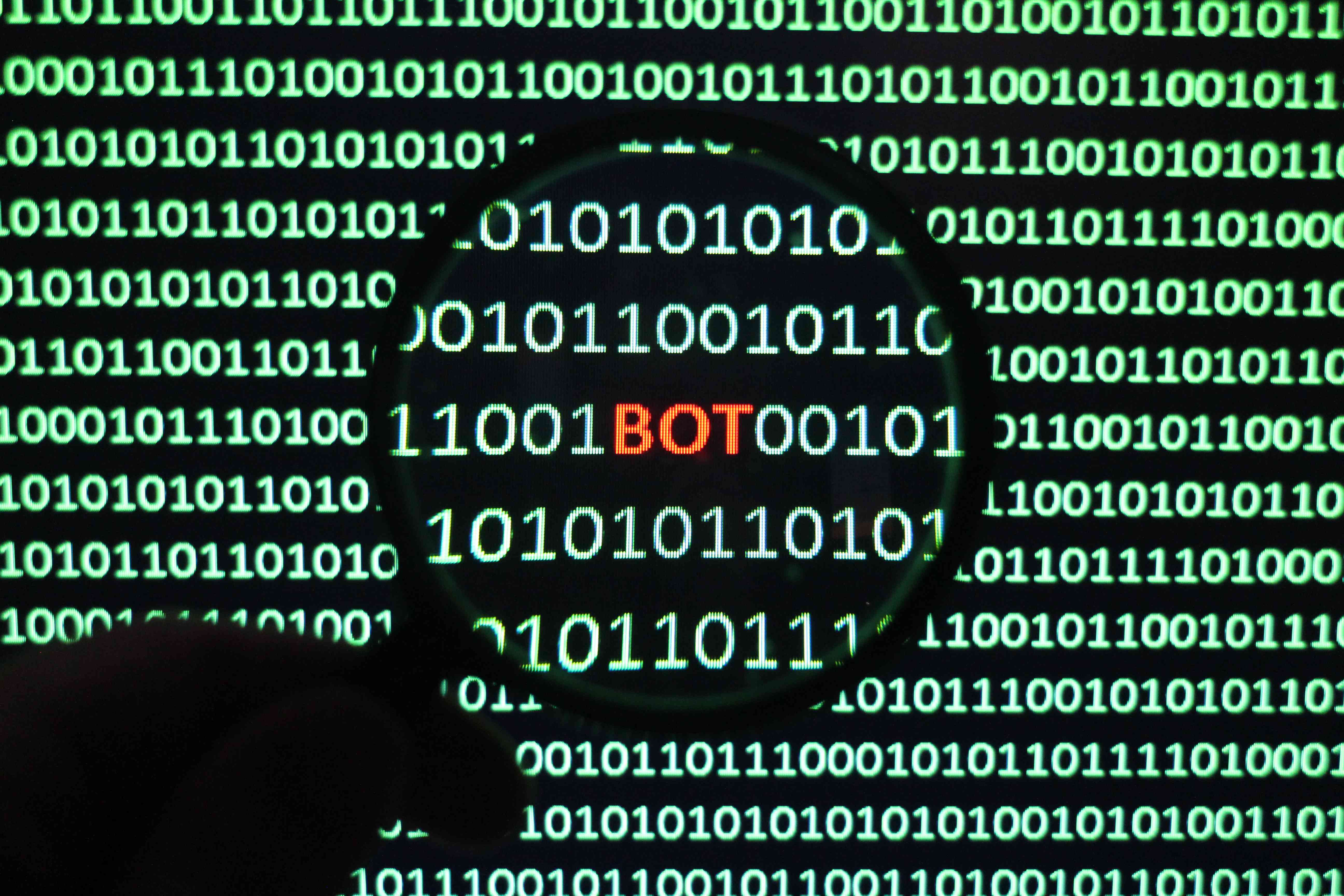 Bot s internetovým podvodem viděný v moři čísel
