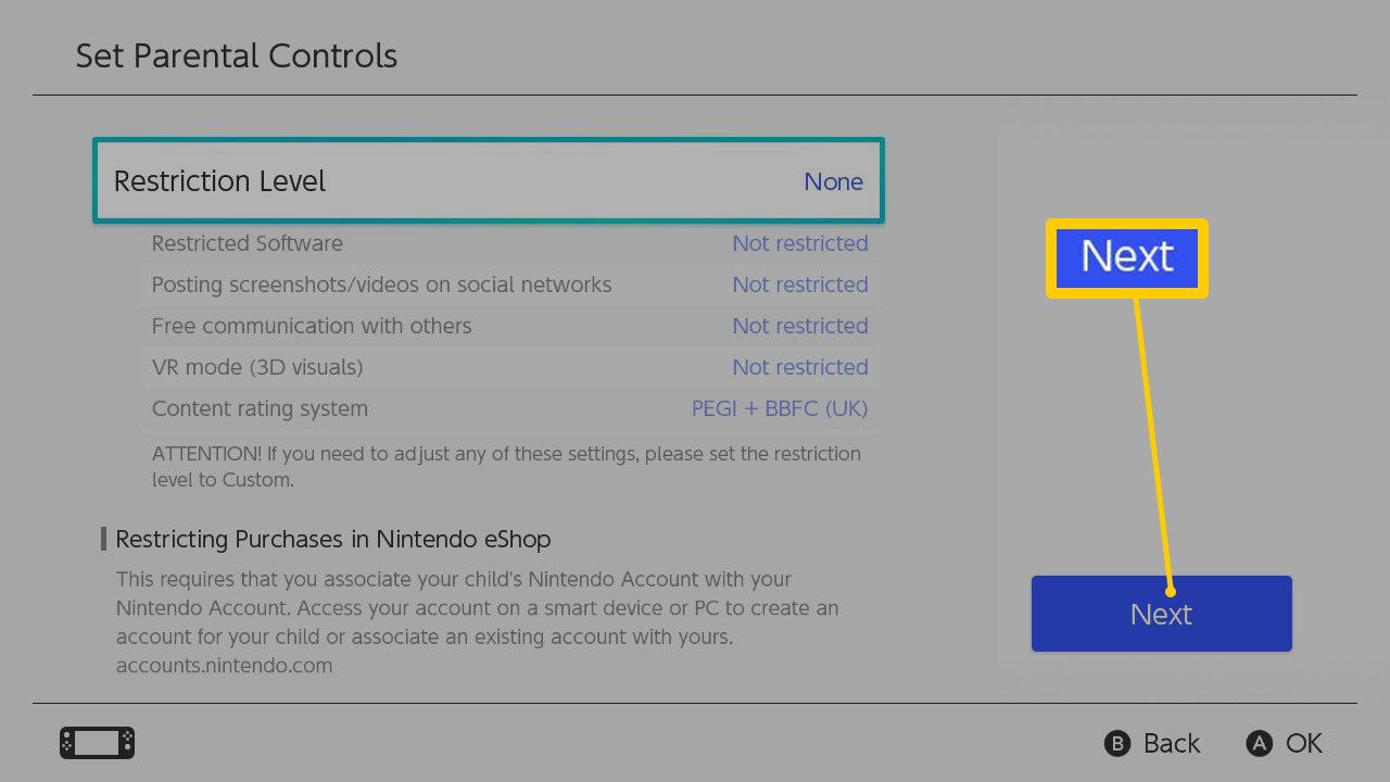 Proces instalace rodičovské kontroly Nintendo Switch