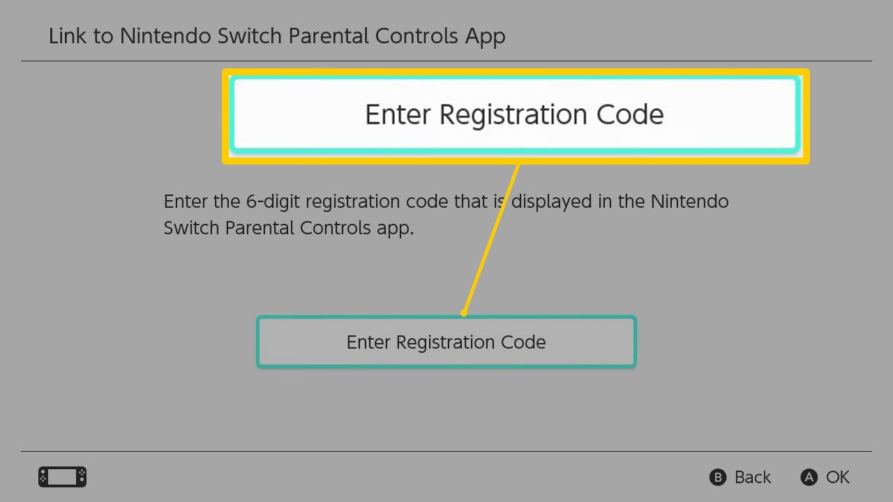 Nastavení aplikace pro chytré telefony Nintendo Switch Parental Controls