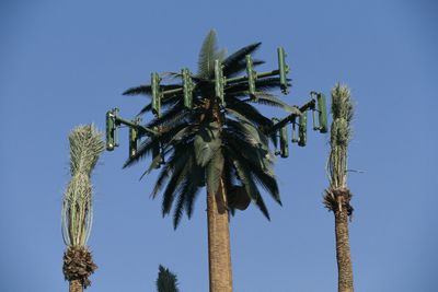 Mobilní anténa maskovaná jako palma
