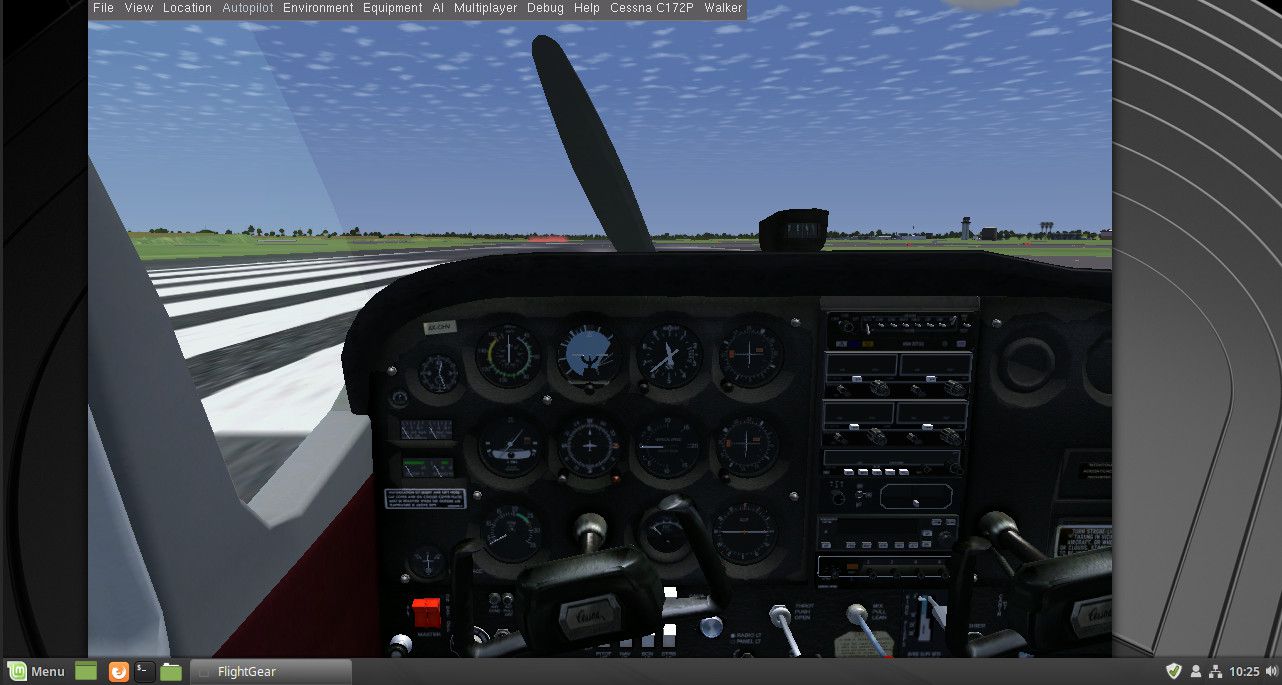 Flightgear v systému Linux