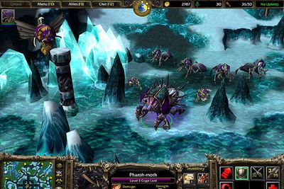 Snímek obrazovky WarCraft III: The Frozen Throne