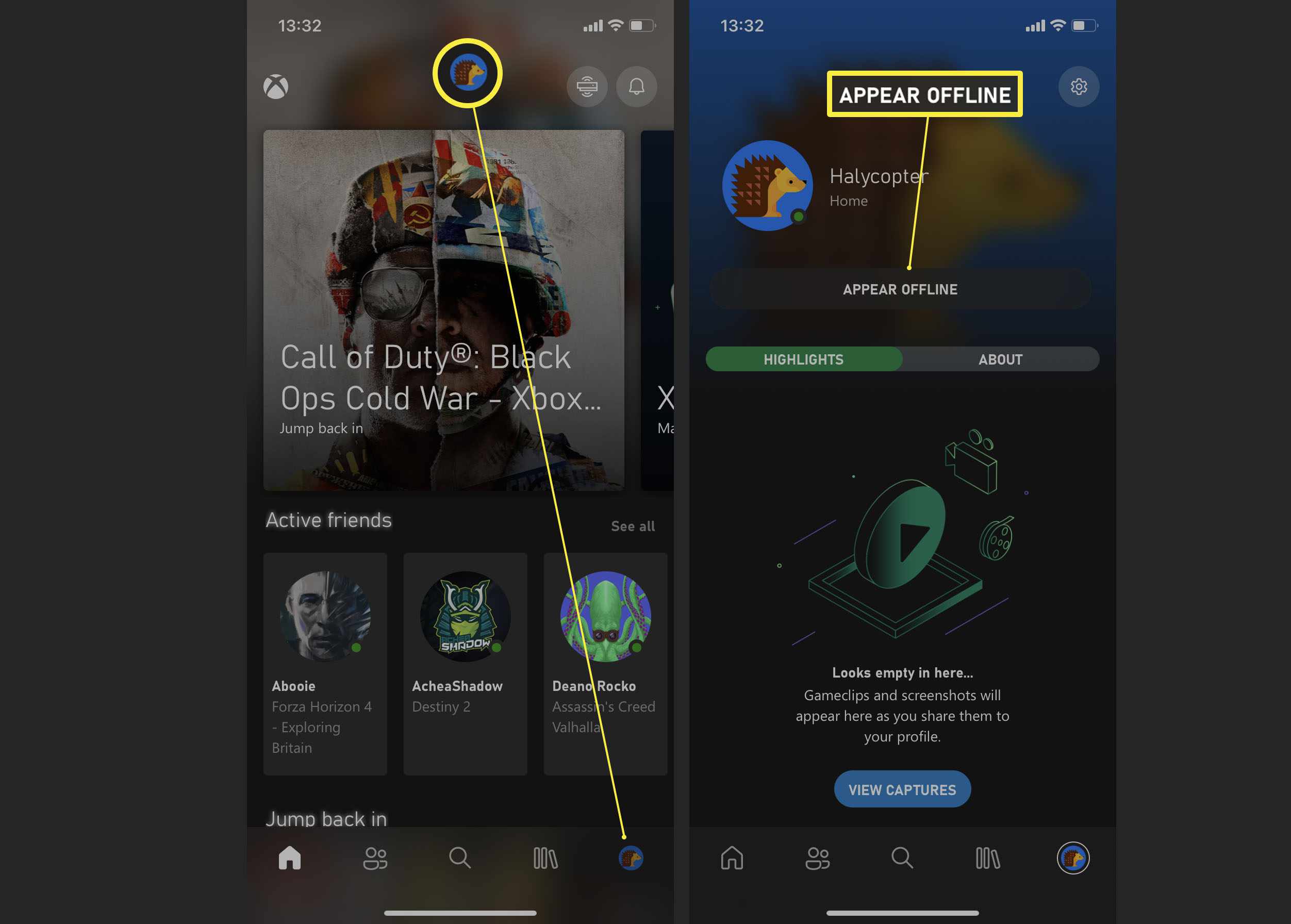 Zvýrazněna mobilní aplikace pro Xbox se zobrazením offline