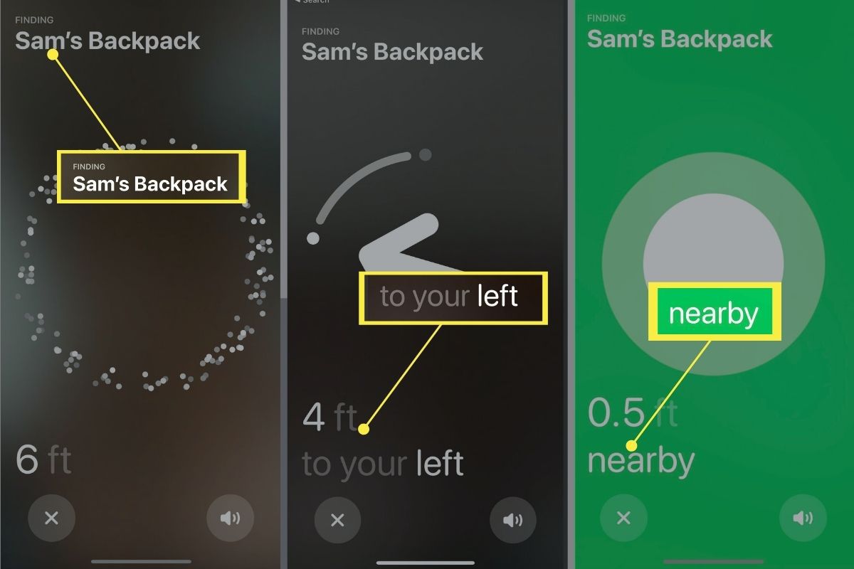 Pomocí funkce Přesné umístění najdete ztracenou položku pomocí AirTags a iPhone.