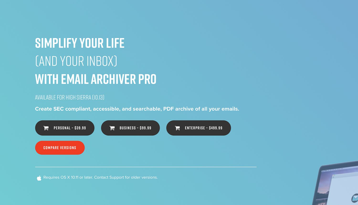 Email Archiver Pro pro MacOS Mail