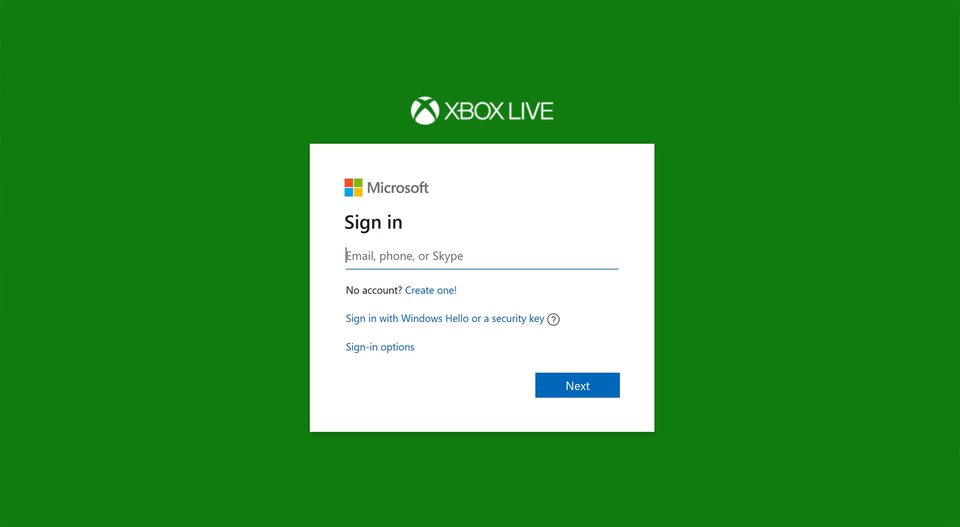 Screenshot z webu Xbox.