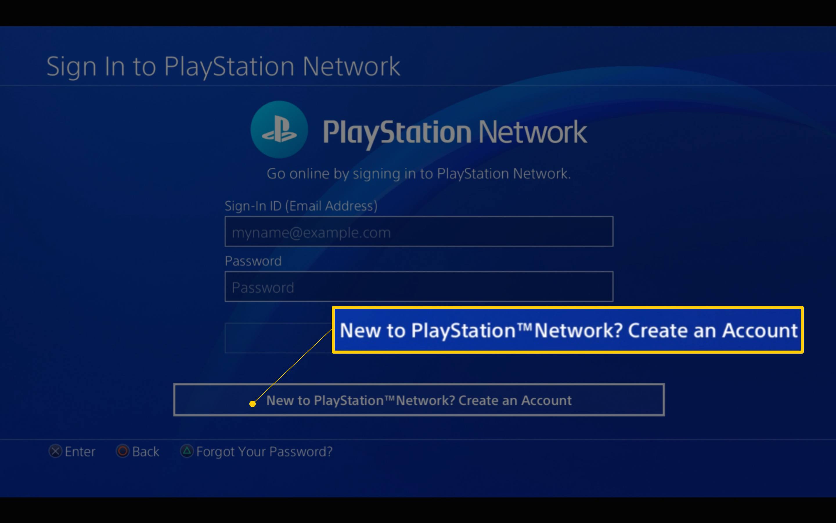 Jste v síti PlayStation Network noví?  Vytvořte tlačítko účtu na PS4