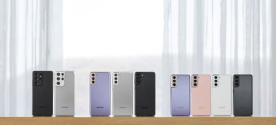 Řada Samsung Galaxy S21: všechny barvy.