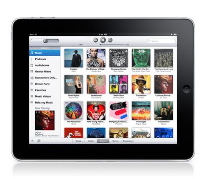 Hudební aplikace pro iPad