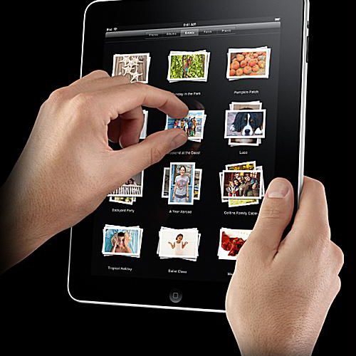 Funkce multi touch na iPadu