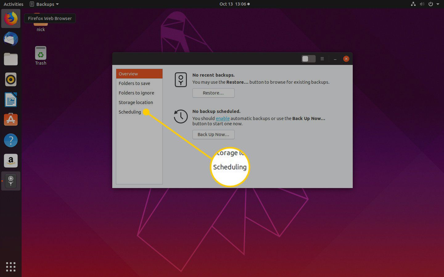 Karta Plánování v Ubuntu