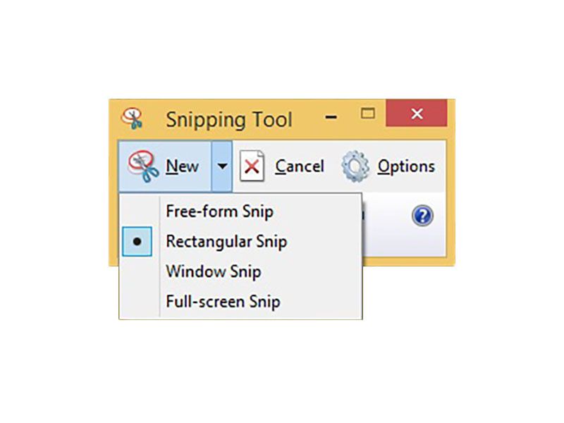 Nástroj Windows Snipping Tool ve Windows 8 a starších