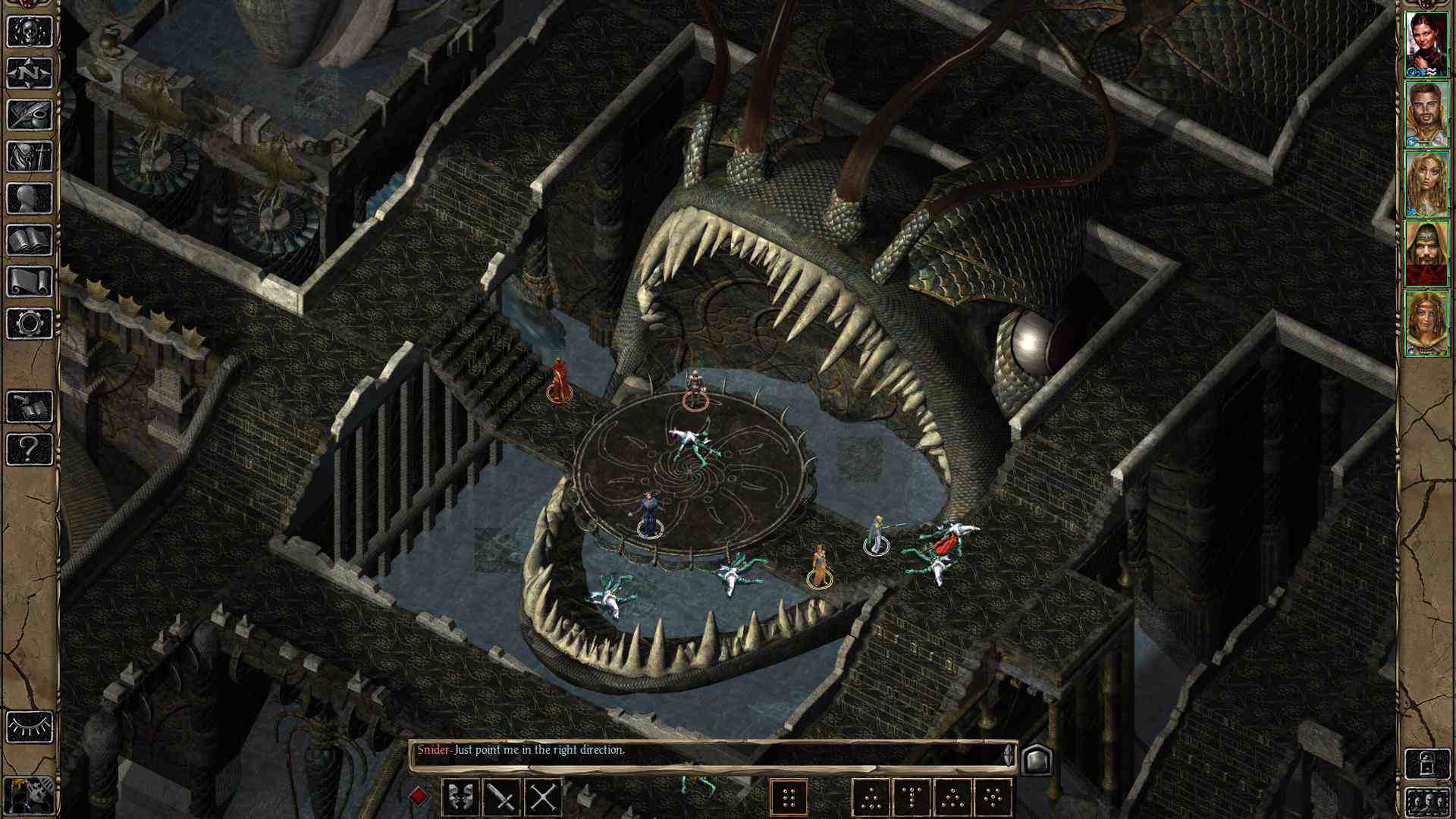 Snímek obrazovky Baldur's Gate 2