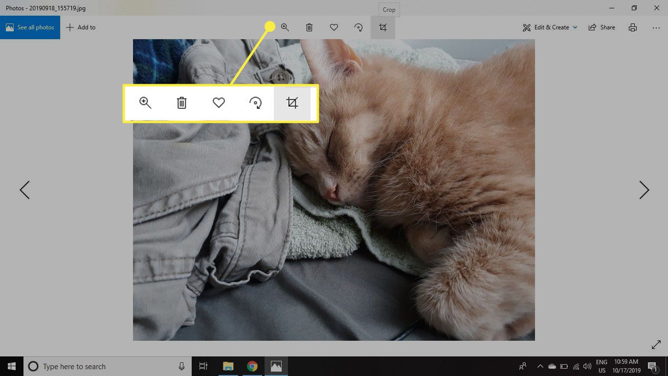 Obrazové nástroje ve Windows Photos