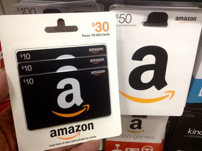Sortiment dárkových karet Amazon