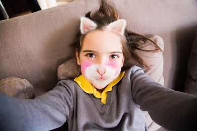 Objektiv Snapchat pro kočky na Snapchatu