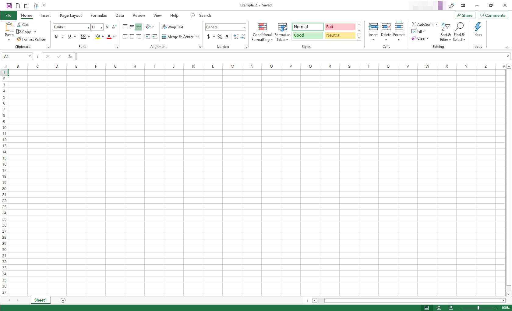 Tabulka aplikace Excel s použitými limity řádků a sloupců