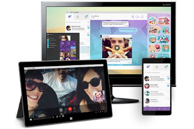 Viber bezplatná aplikace pro videochat na různých obrazovkách
