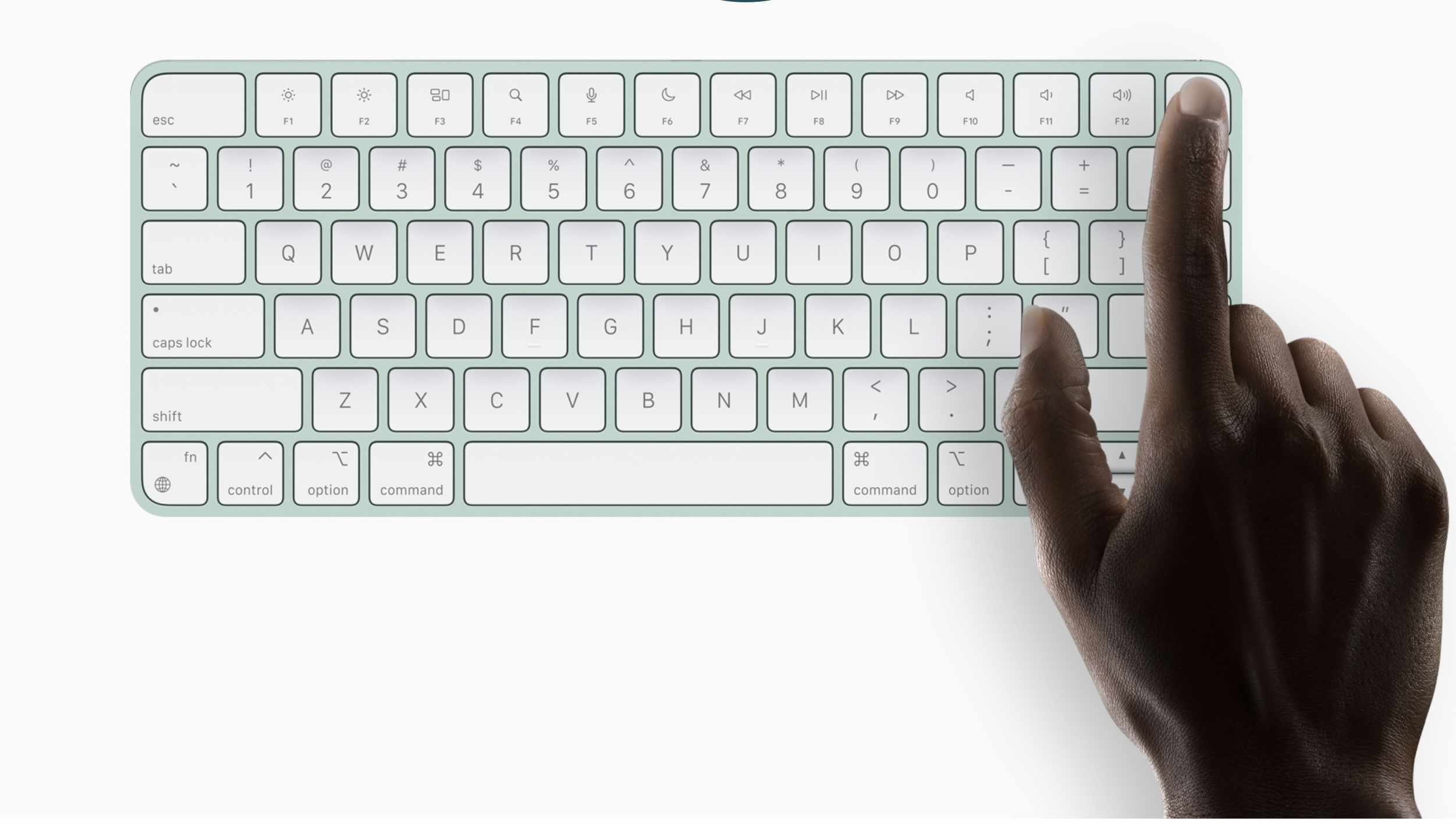 Ručně použijte předchozí model klávesnice iMac