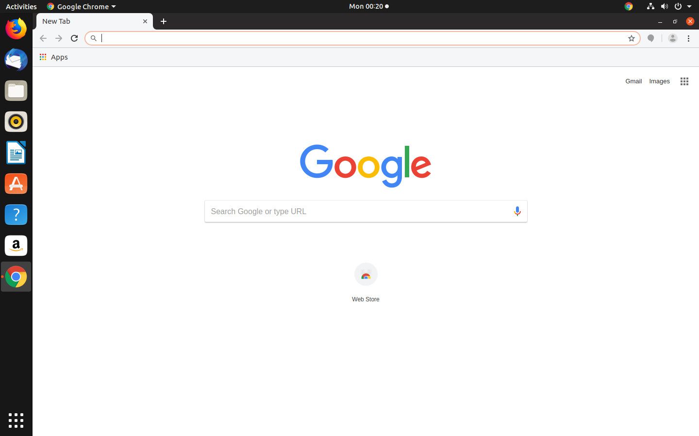 Google Chrome v Ubuntu