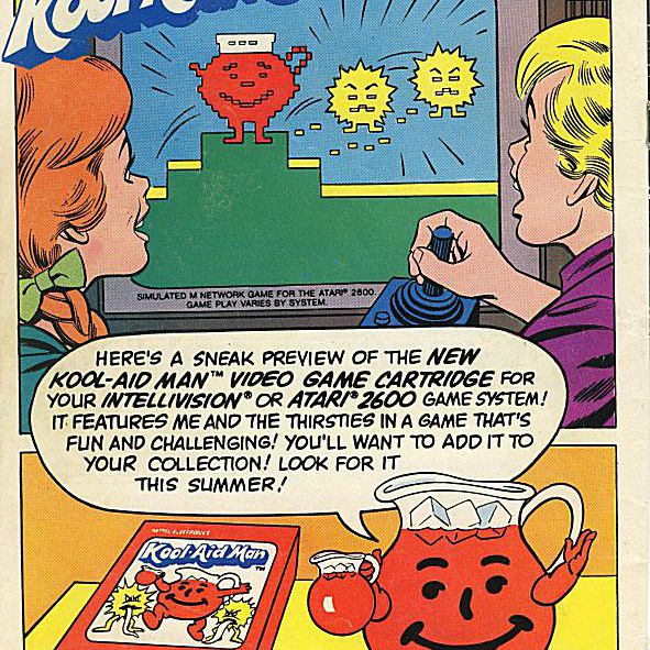 Reklama na videohry Kool-Aid Man