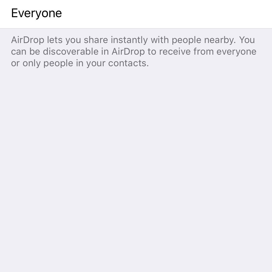 Nastavení AirDrop na iPhone