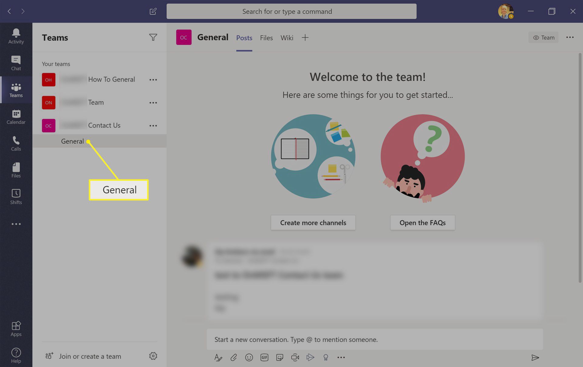 Přidání kalendáře do Microsoft Teams ve Windows 10