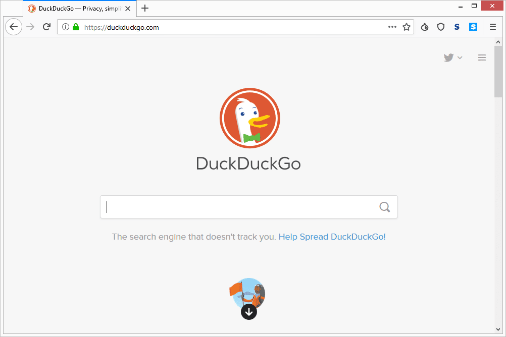 DuckDuckGo anonymní vyhledávač