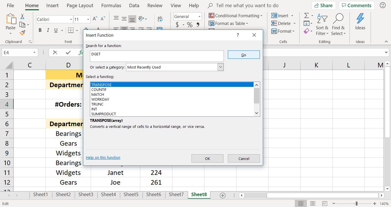Pomocí Funkce Dget Aplikace Excel Můžete Shrnout Velké Tabulky Dat 2024 2741