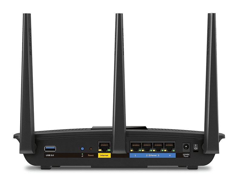 Obrázek dvoupásmového inteligentního bezdrátového routeru Linksys AC1750