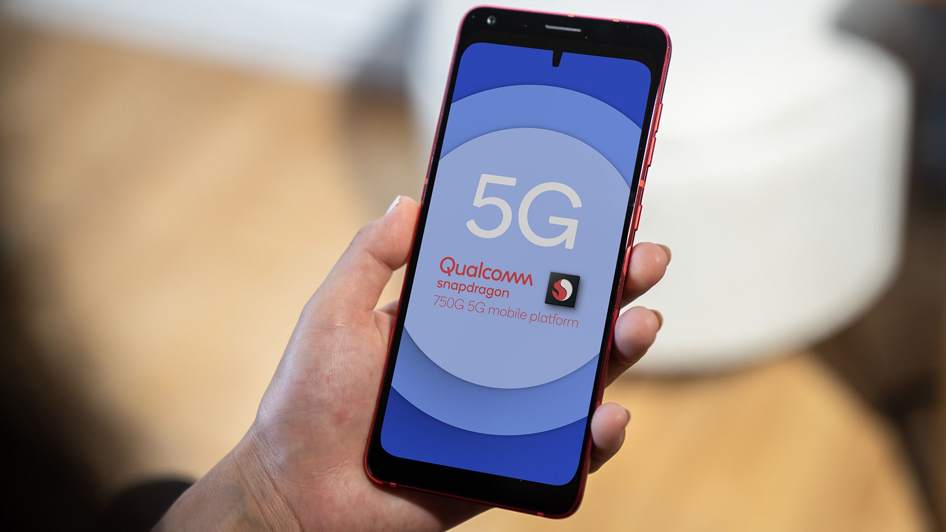 Smartphone s čipovou sadou Qualcomm 5G Snapdragon