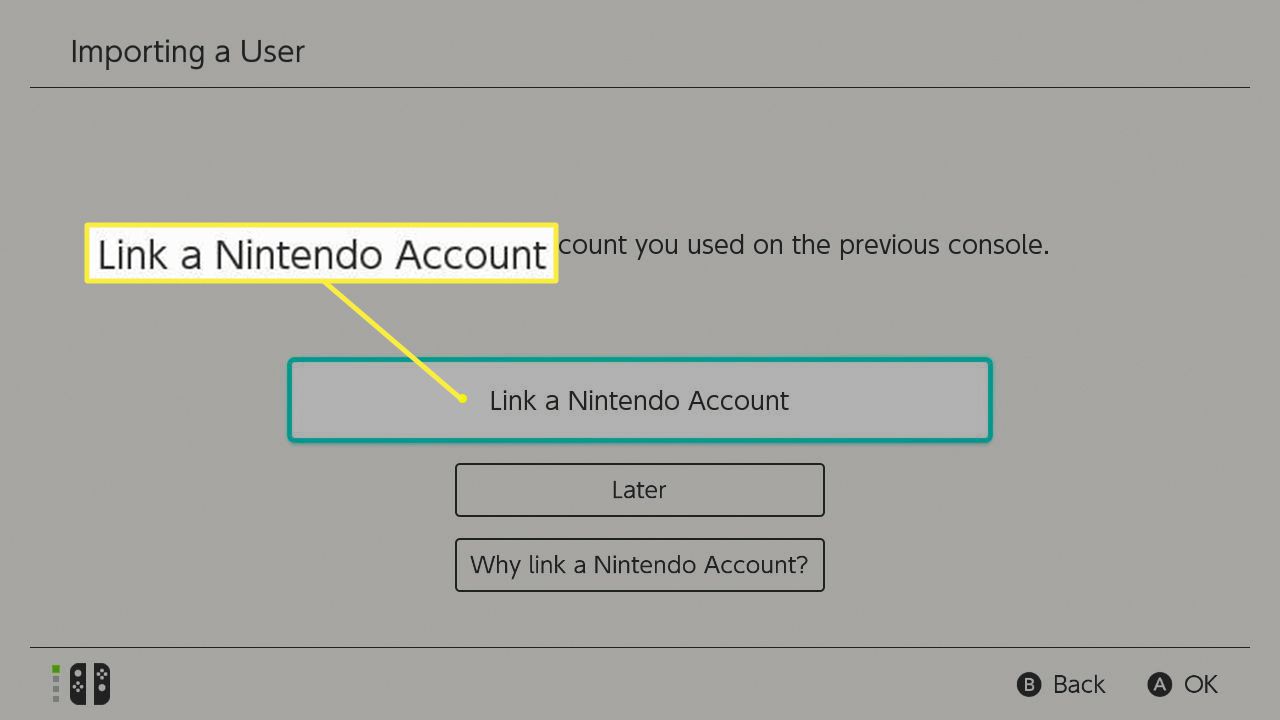 Propojte si účet Nintendo