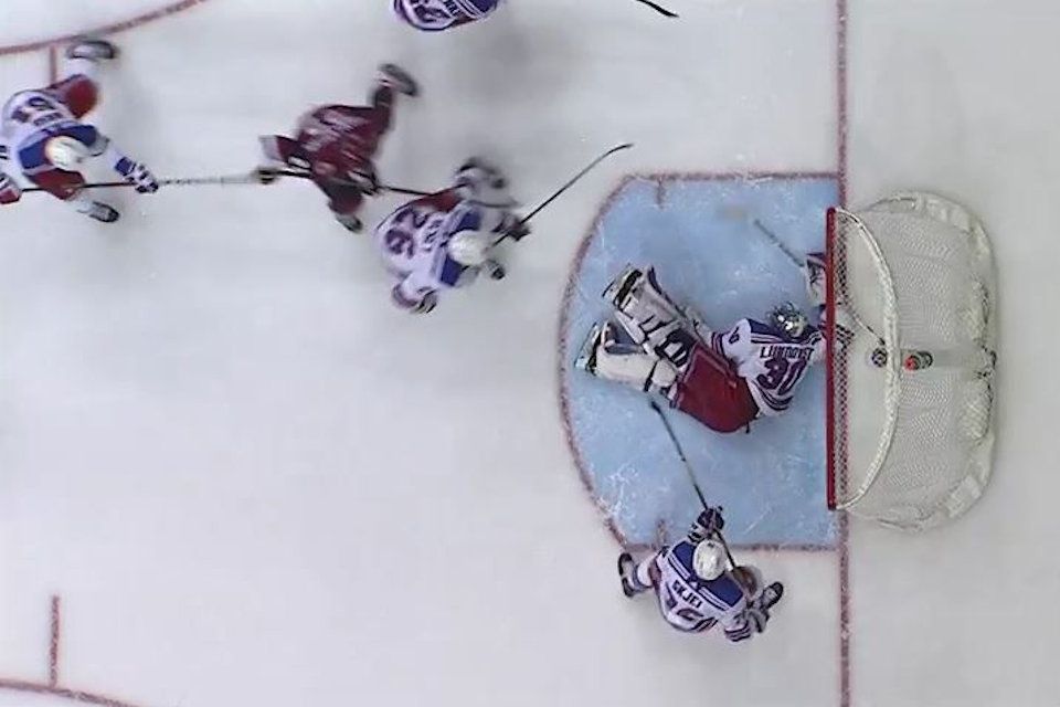 NHL YouTube screenshot hokejové hry NY Rangers