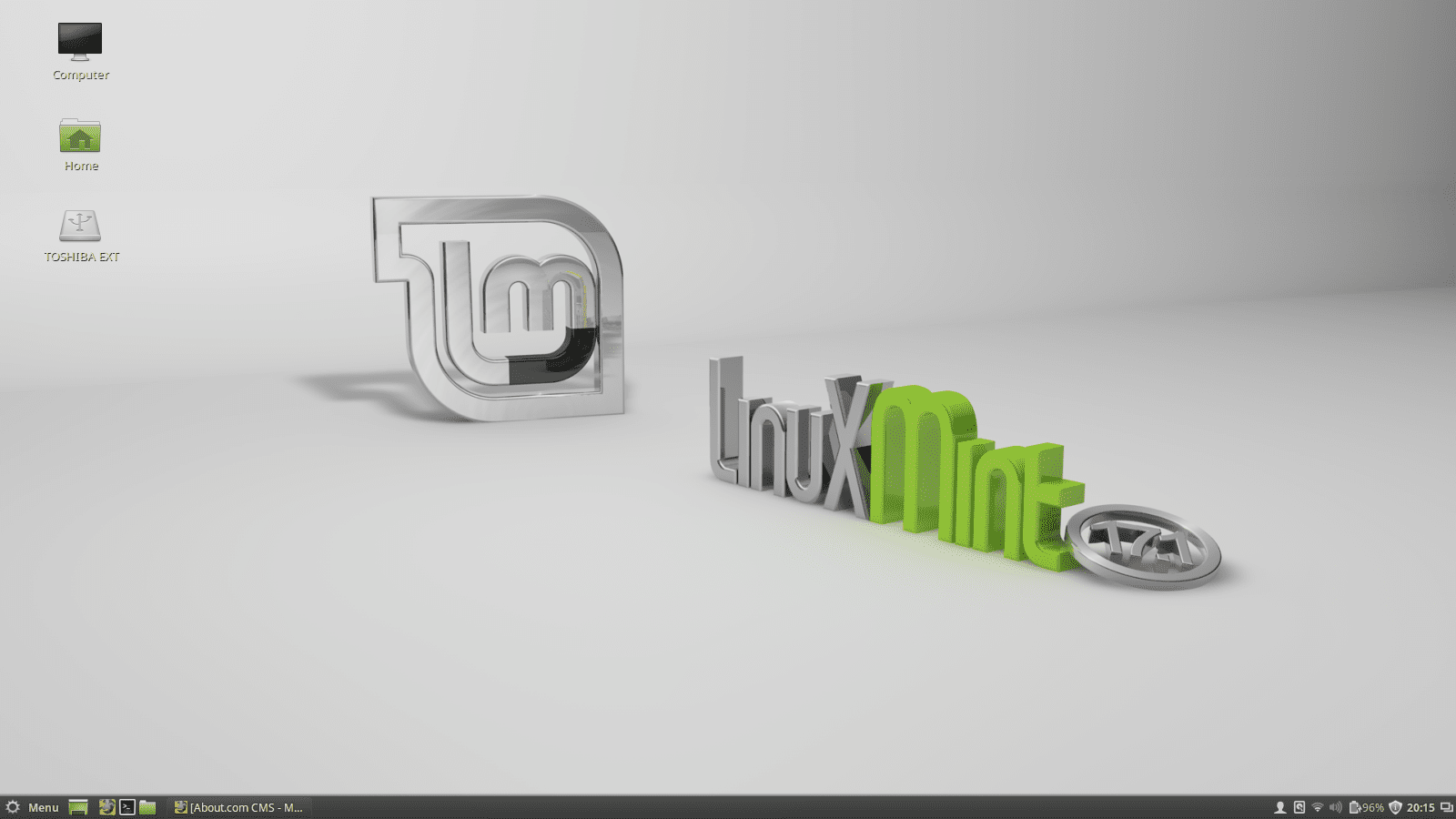 Pracovní plocha Linux Mint