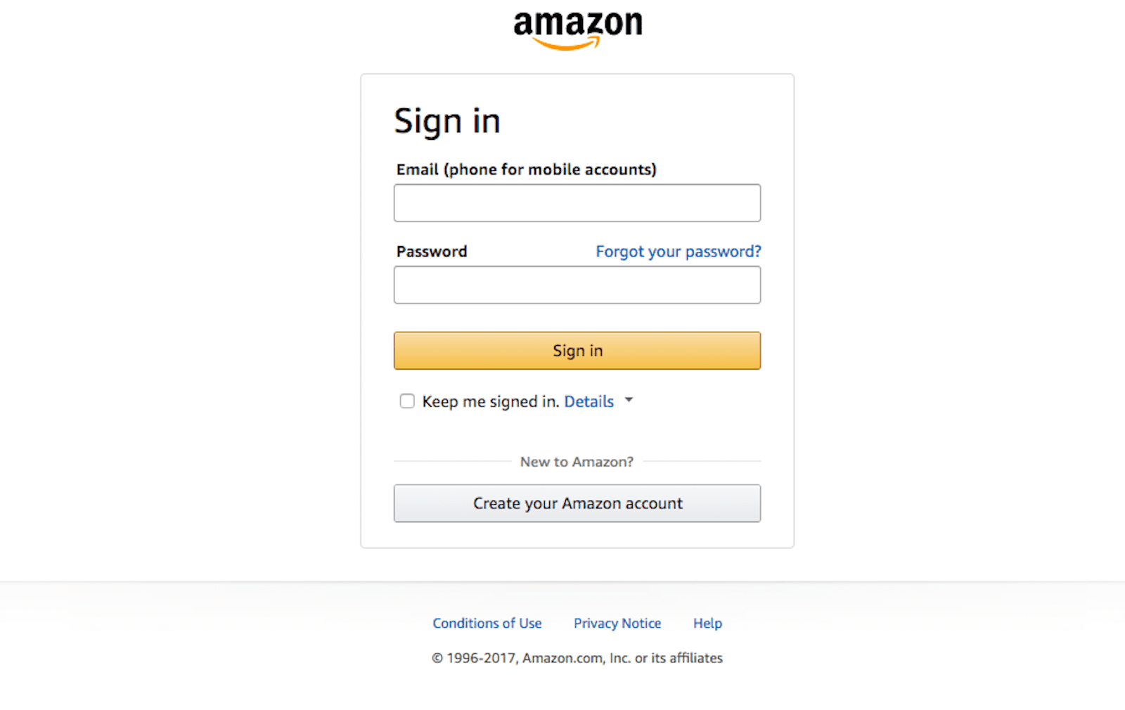 Screenshot z Amazon.com