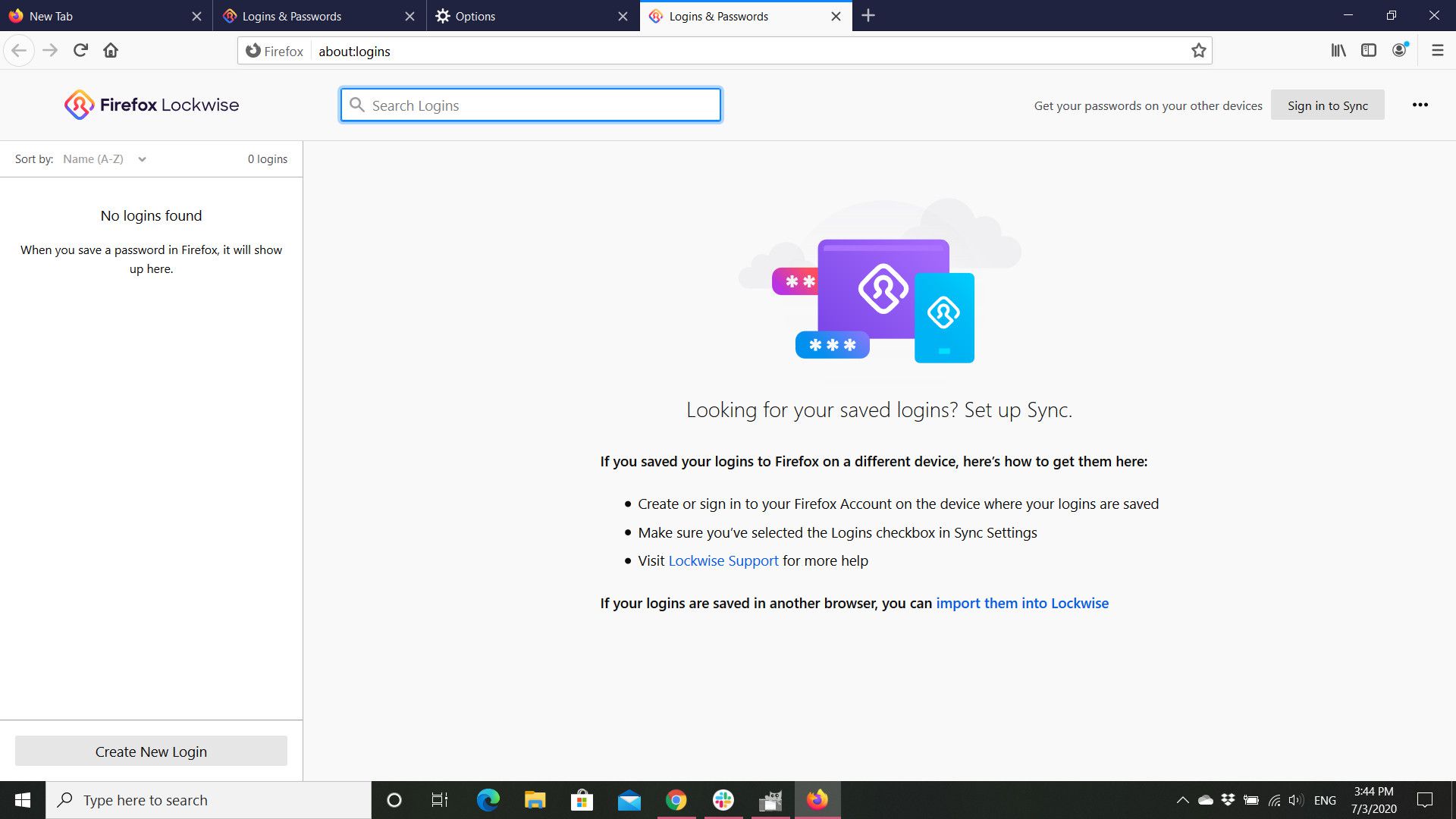 Firefox Lockwise umožňuje zobrazit, upravit a vytvořit přihlašovací údaje pro webové stránky