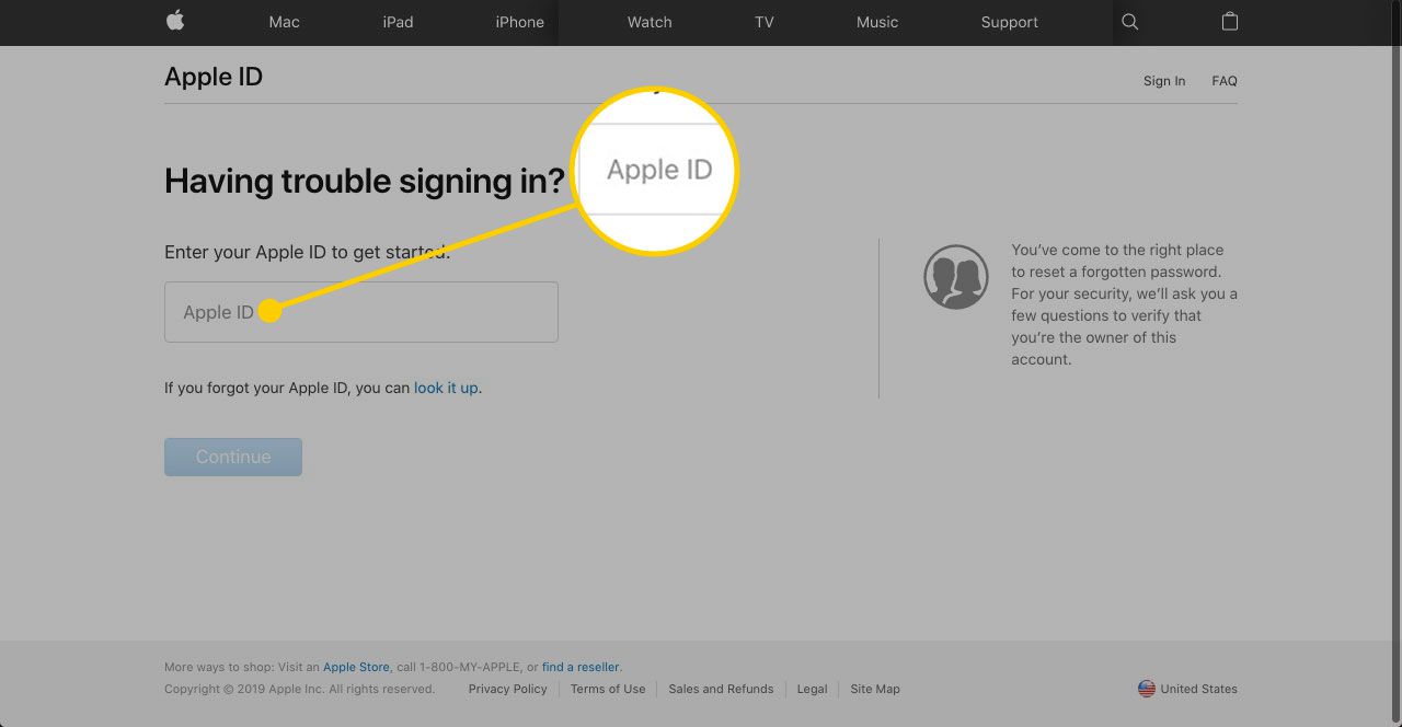 Přihlašování k Apple ID