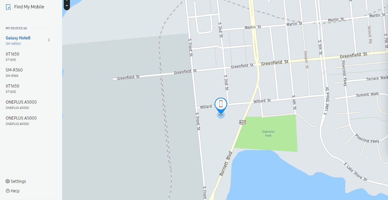 Samsung najde můj mobil a najde můj telefon na mapě