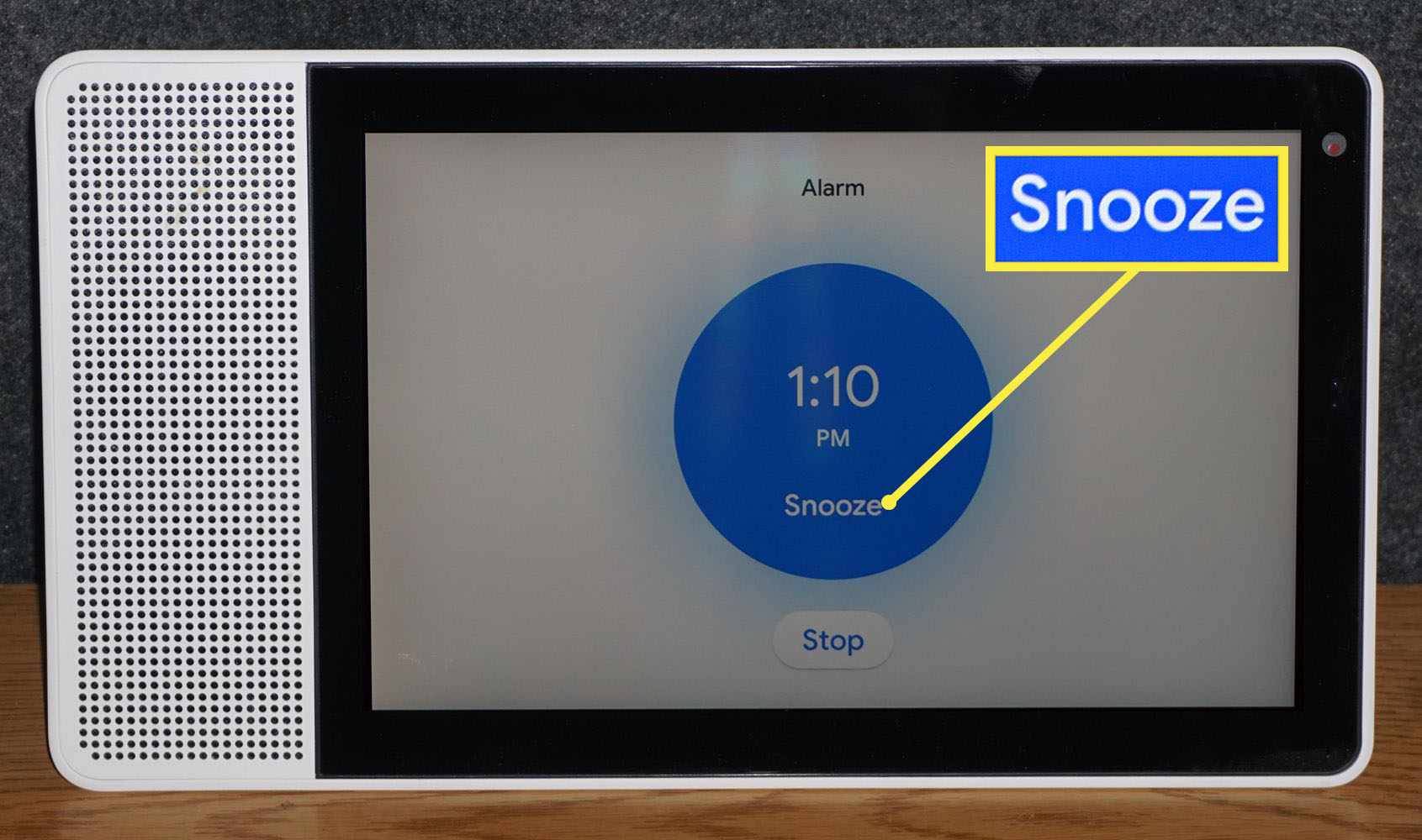 Výzva pro odložení na Lenovo Smart Display